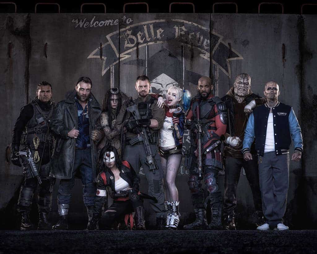 Affiche officielle du film suicid squad 2016