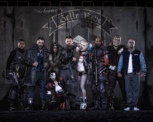 Affiche officielle du film suicid squad 2016