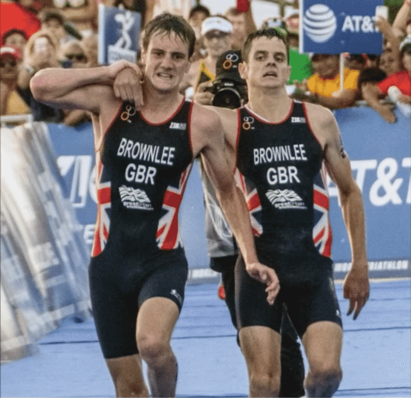 Frere brownlee au triathlon du mexique 2016