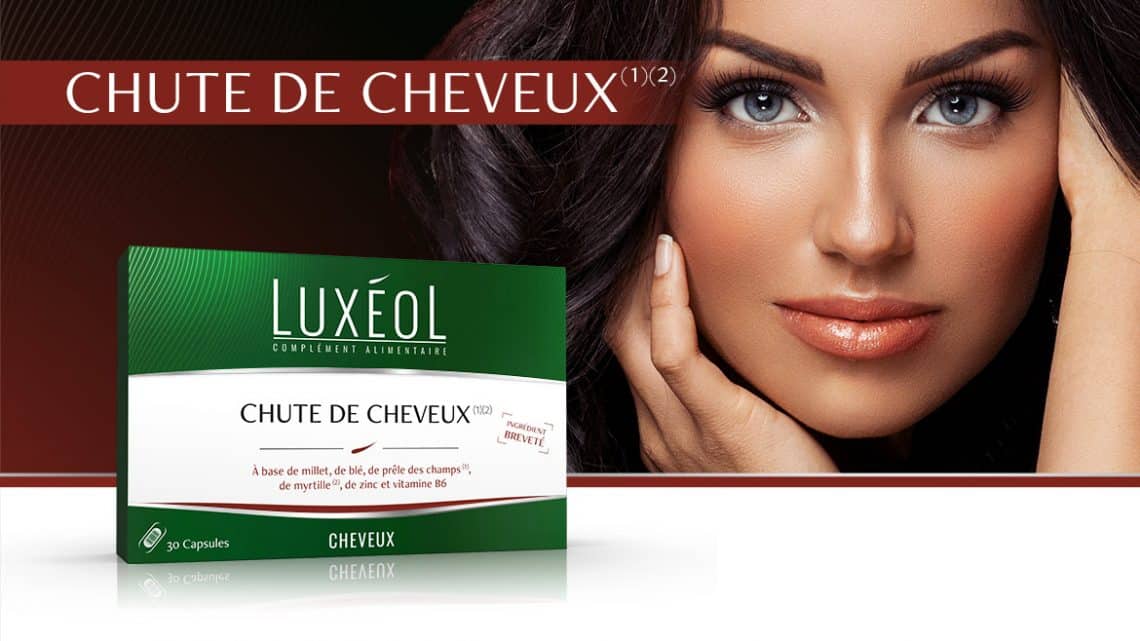 Luxéol Chute de Cheveux, complément alimentaire contre la perte capillaire