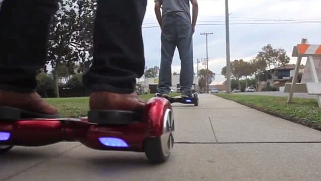 hoverboard en ville