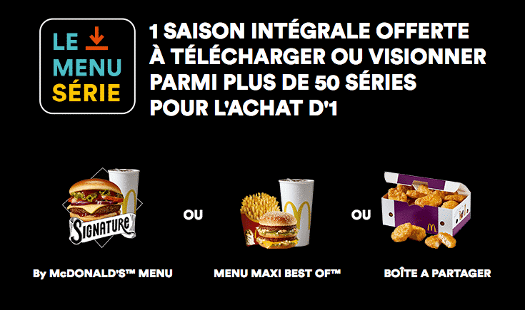 mcdonalds.fr/le-menu-serie : welcome rakuten tv mcdonalds