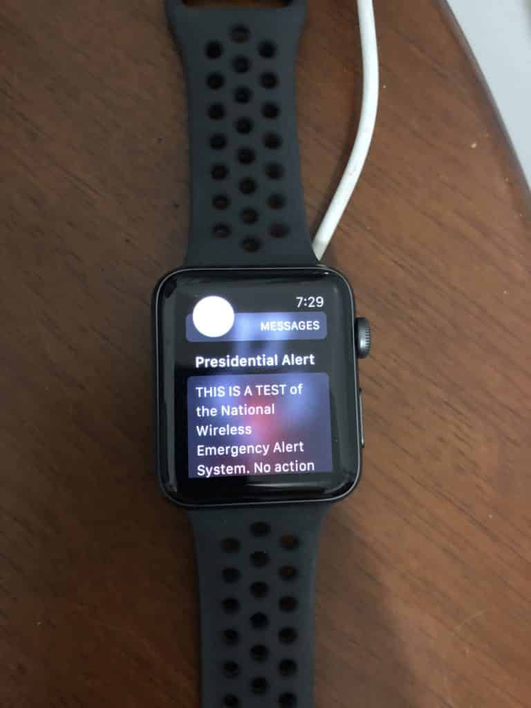 Le message "alerte président" a été envoyé sur les téléphones de millions d'américains