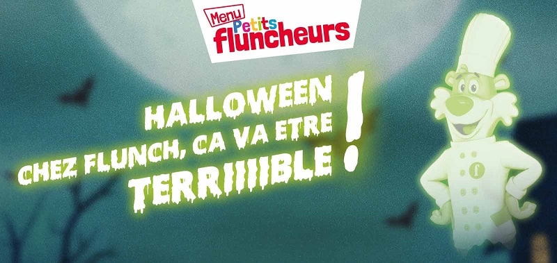 Halloween - menu enfant offert chez Flunch 2018