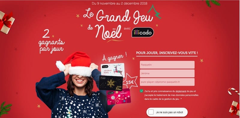 Grand jeu de Noël Illicado www.illicado.com/grand-jeu-de-noel