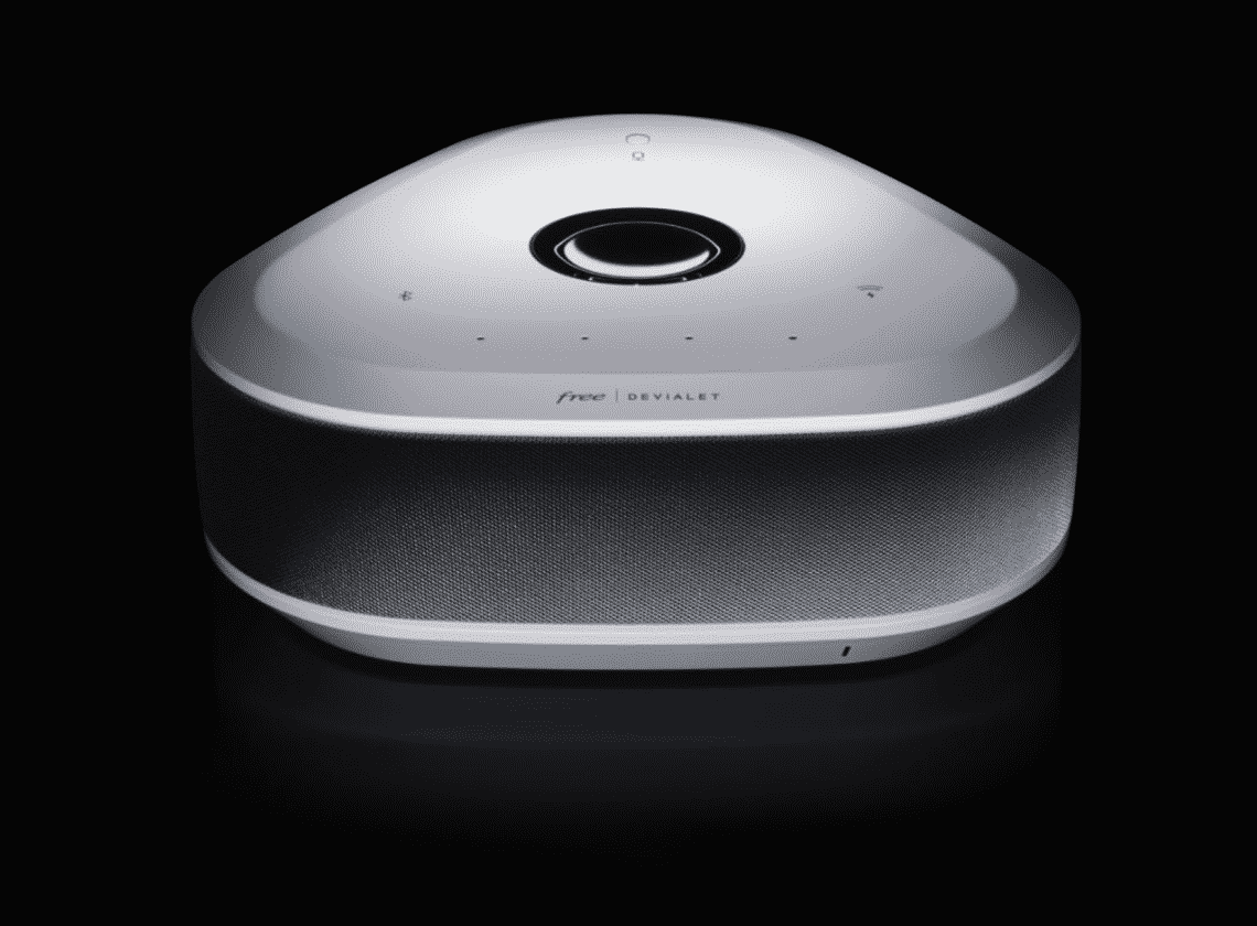 Player Freebox Delta équipé d’une enceinte Devialet