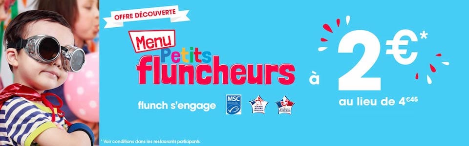 menu petits fluncheurs a 2 euros