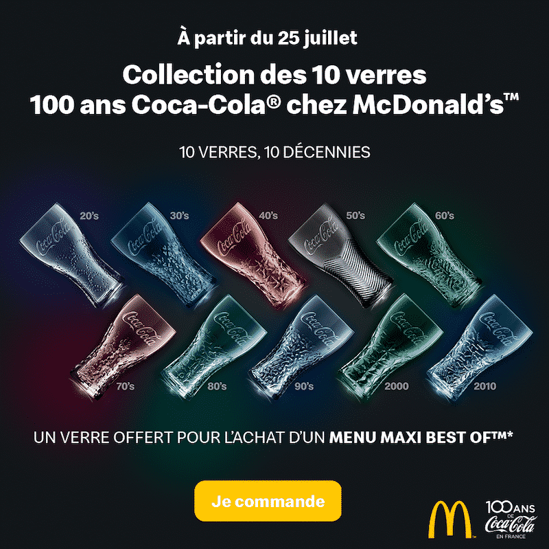 verre mcdonald 2019 offert