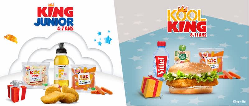 Retrouvez le jouet avec le menu enfant burger king