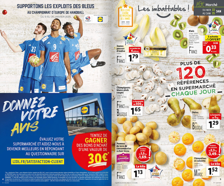 Jeu satisfaction Client Lidl