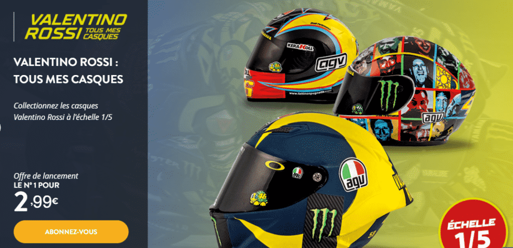 casque Valentino Rossi Altaya