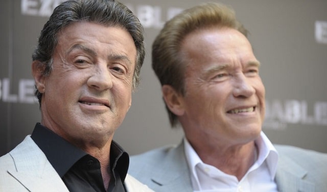  Stallone avec Schwarzenegger