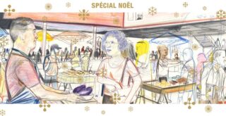 affiche du marché bio métropolitain spécial Noël